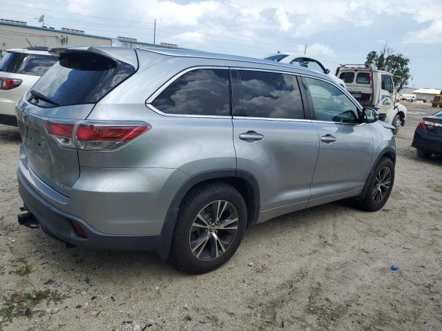 5TDJKRFH1GS331905 - 2016 TOYOTA HIGHLANDER XLE SILVER photo 3