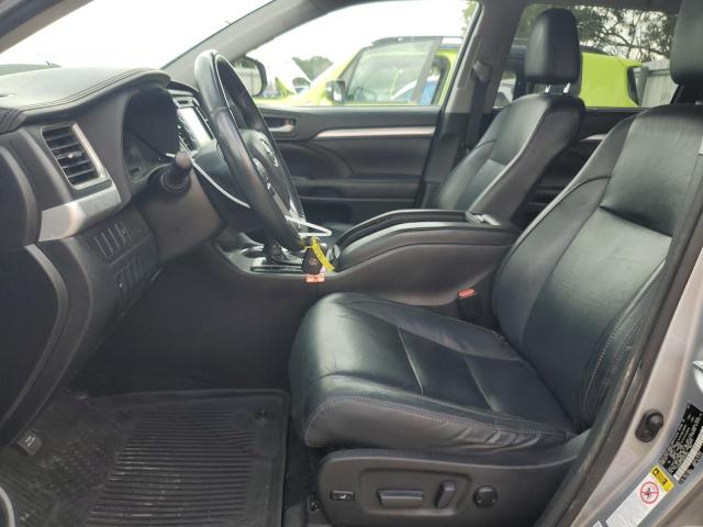 5TDJKRFH1GS331905 - 2016 TOYOTA HIGHLANDER XLE SILVER photo 7