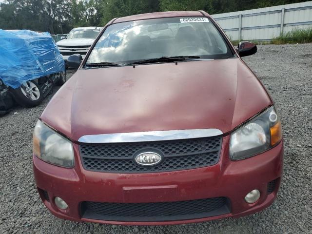 KNAFE121785019129 - 2008 KIA SPECTRA EX RED photo 5