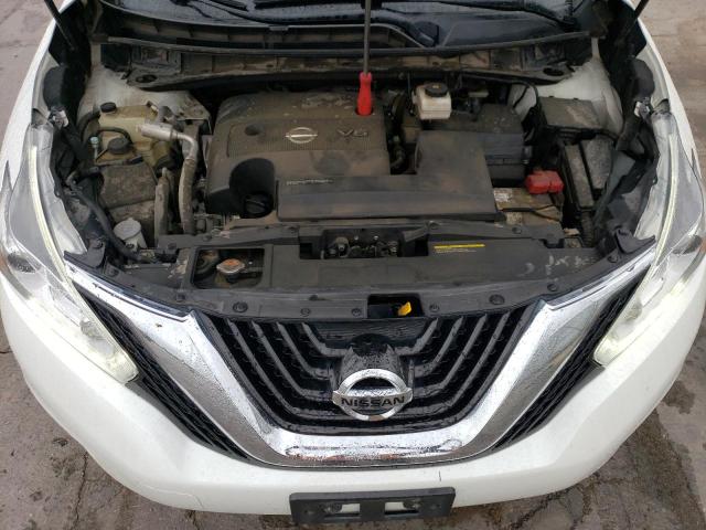 5N1AZ2MH2HN101136 - 2017 NISSAN MURANO S WHITE photo 12