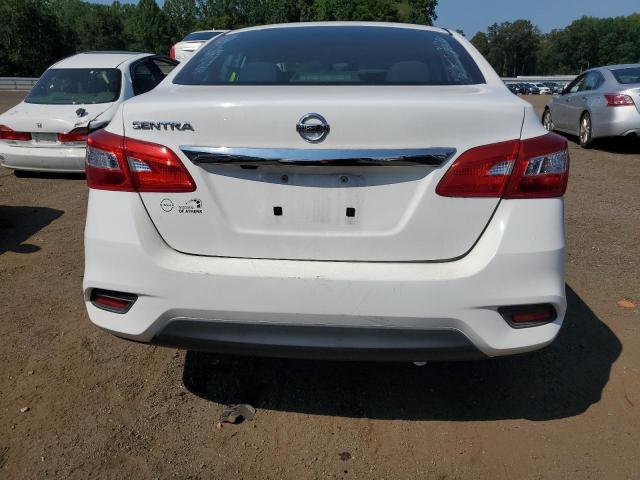 3N1AB7AP8KY351771 - 2019 NISSAN SENTRA S WHITE photo 6