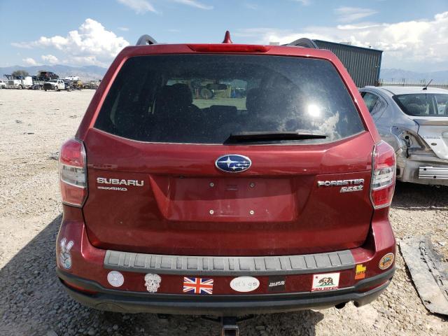 JF2SJADC7GH561101 - 2016 SUBARU FORESTER 2.5I PREMIUM MAROON photo 6