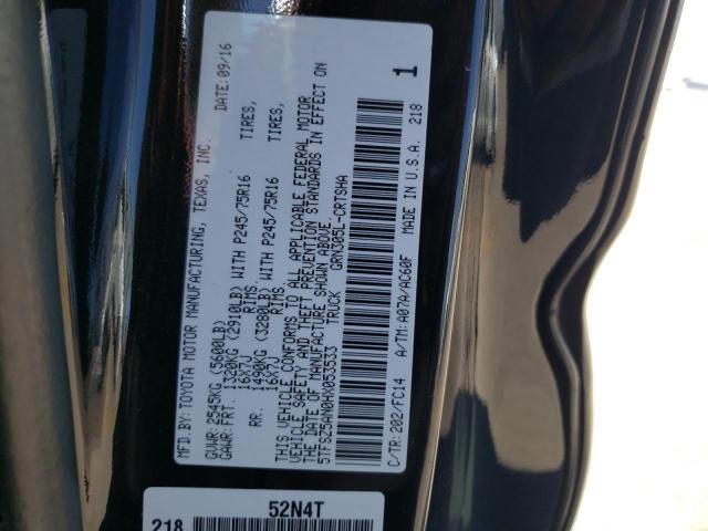 5TFSZ5AN0HX053533 - 2017 TOYOTA TACOMA ACCESS CAB Қара фото 12