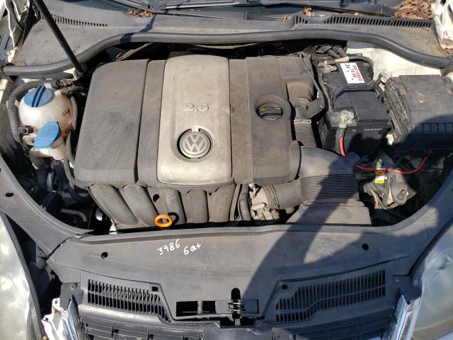 3VWEF71K27M163332 - 2007 VOLKSWAGEN JETTA WOLFSBURG WHITE photo 11