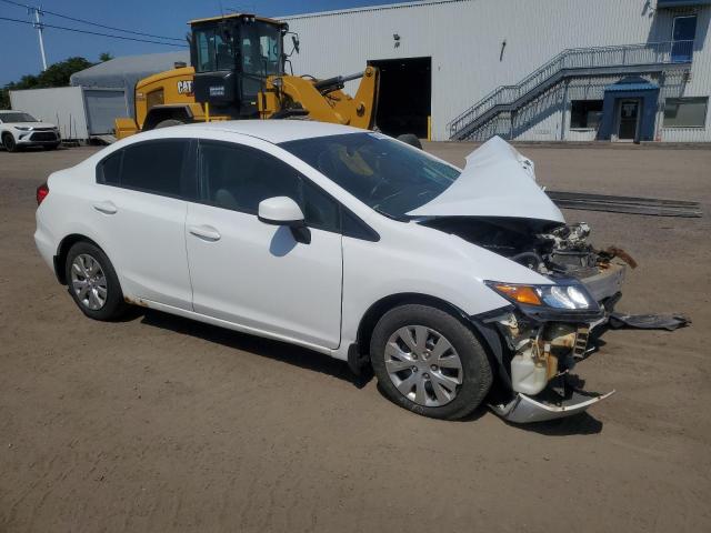 2HGFB2F44CH038701 - 2012 HONDA CIVIC LX WHITE photo 4