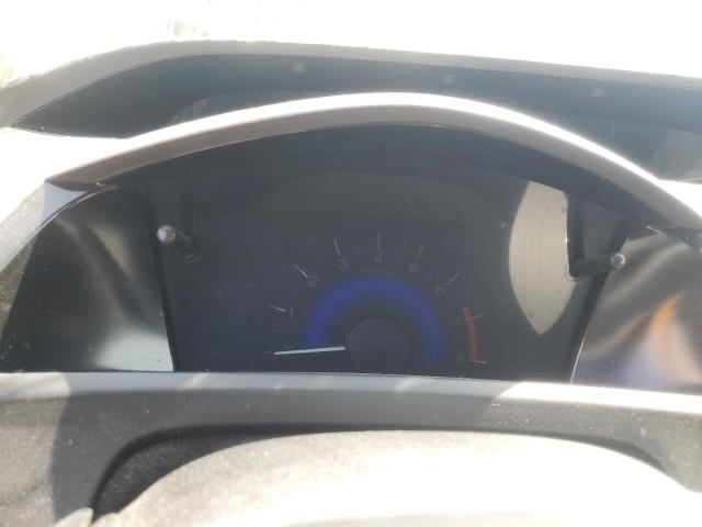 2HGFB2F44CH038701 - 2012 HONDA CIVIC LX WHITE photo 9