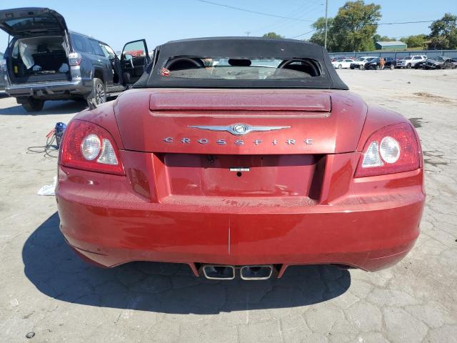 1C3AN55L66X065820 - 2006 CHRYSLER CROSSFIRE MAROON photo 6