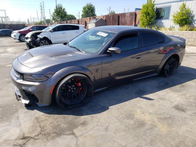 2C3CDXL96MH559031 - 2021 DODGE CHARGER SRT HELLCAT GRAY photo 1