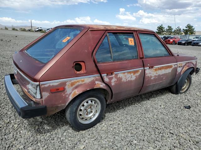 ZL44A9D257452 - 1979 DODGE OMNI RED photo 3