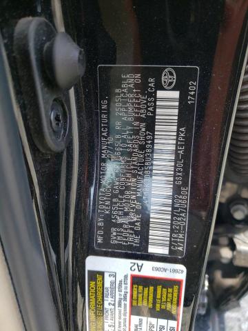 4T1BK3DB5BU389497 - 2011 TOYOTA AVALON BASE 黑色 照片 12