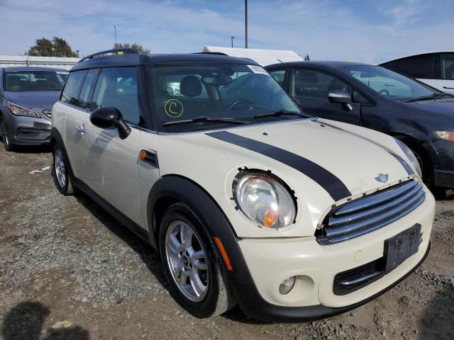 WMWZF3C56CT189672 - 2012 MINI COOPER CLUBMAN CREAM photo 1