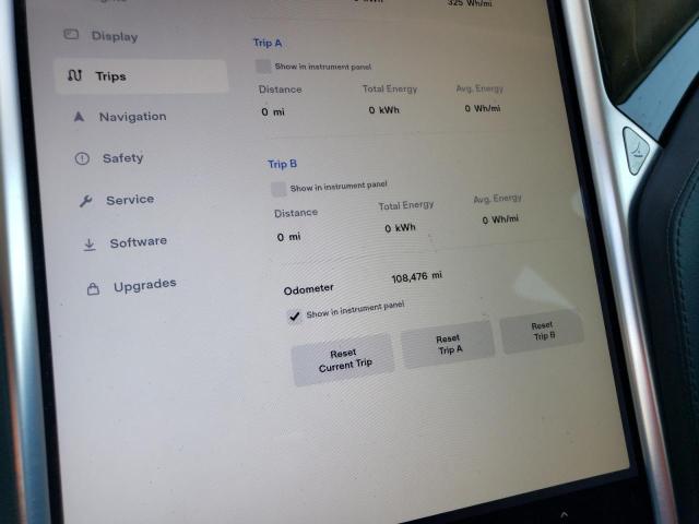 5YJSA1E2XGF122849 - 2016 TESLA MODEL S Սպիտակ լուսանկար 9