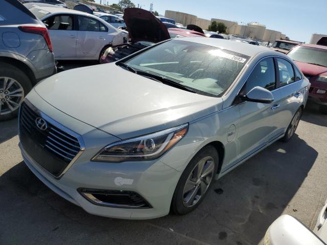 KMHE54L21GA024934 - 2016 HYUNDAI SONATA PLUG-IN HYBRID GRAY photo 1