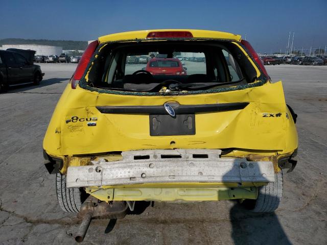 3FAFP37N85R108016 - 2005 FORD FOCUS ZX5 YELLOW photo 6