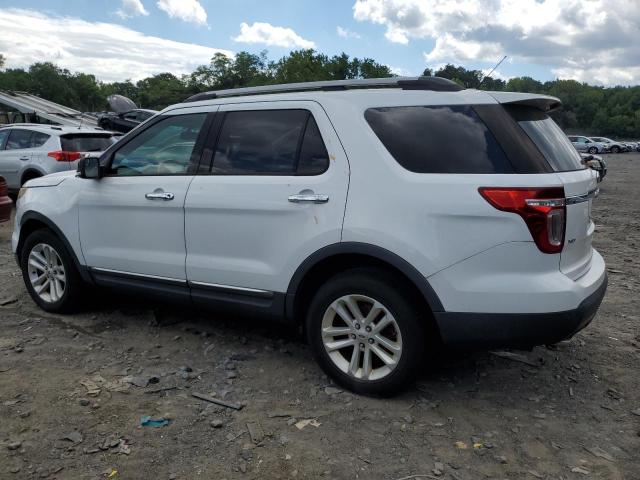 1FM5K8D89DGB81140 - 2013 FORD EXPLORER XLT WHITE photo 2