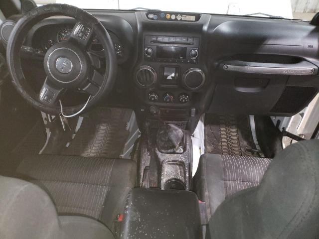 1C4AJWAG7CL256428 - 2012 JEEP WRANGLER SPORT WHITE photo 8