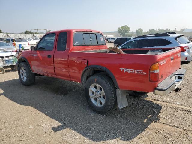 4TASM92N9XZ458616 - 1999 TOYOTA TACOMA XTRACAB PRERUNNER წითელი ფოტო 2