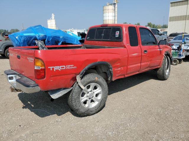 4TASM92N9XZ458616 - 1999 TOYOTA TACOMA XTRACAB PRERUNNER წითელი ფოტო 3