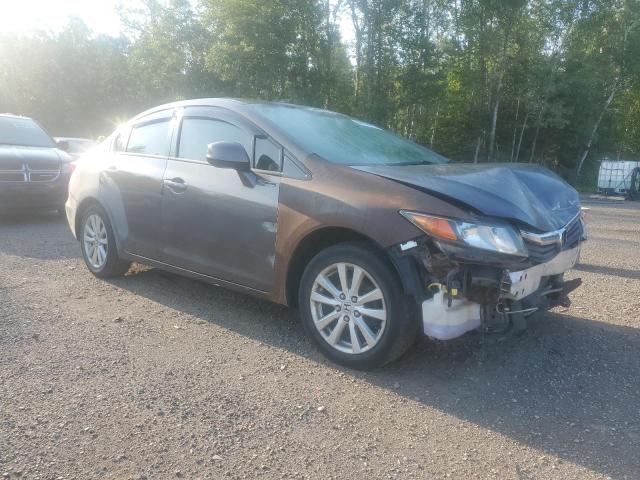 2HGFB2F51CH014977 - 2012 HONDA CIVIC LX 棕色 照片 4