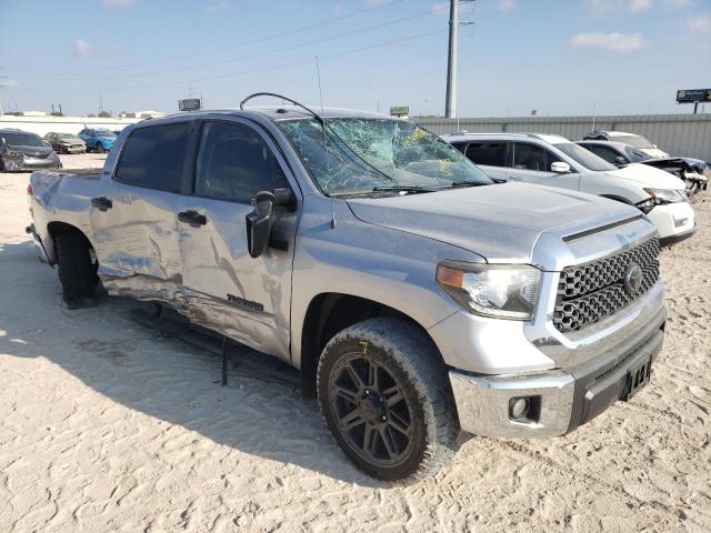 5TFEY5F14KX250637 - 2019 TOYOTA TUNDRA CREWMAX SR5 SILVER photo 4