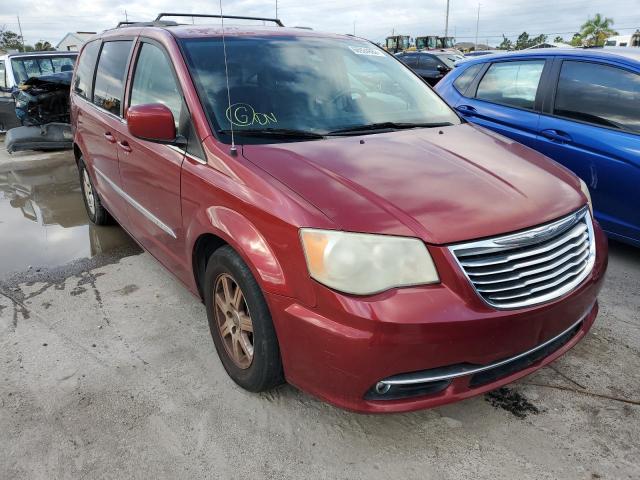 2C4RC1BG7DR657307 - 2013 CHRYSLER TOWN & COU TOURING წითელი ფოტო 1