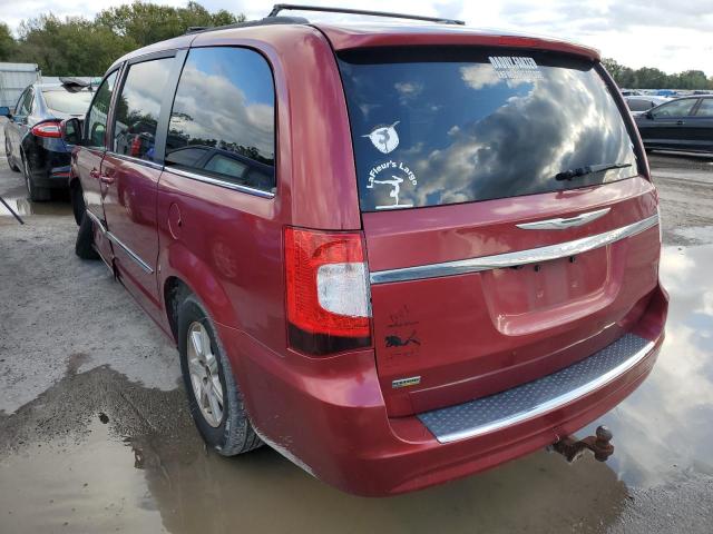 2C4RC1BG7DR657307 - 2013 CHRYSLER TOWN & COU TOURING წითელი ფოტო 3