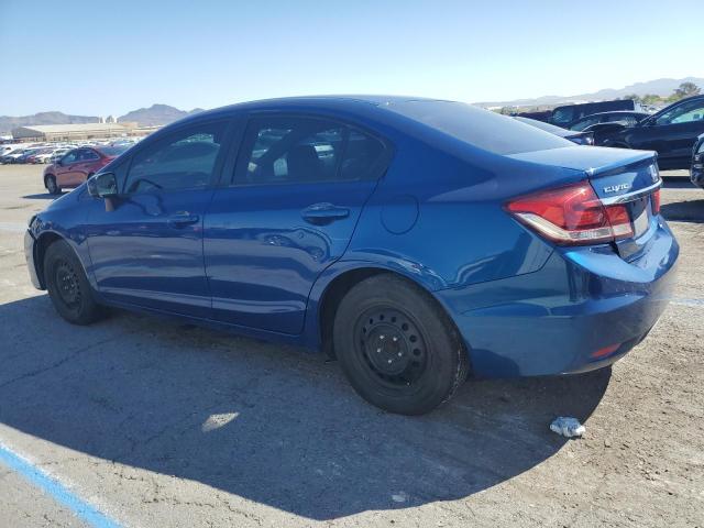 19XFB2F53EE066673 - 2014 HONDA CIVIC LX BLUE photo 2