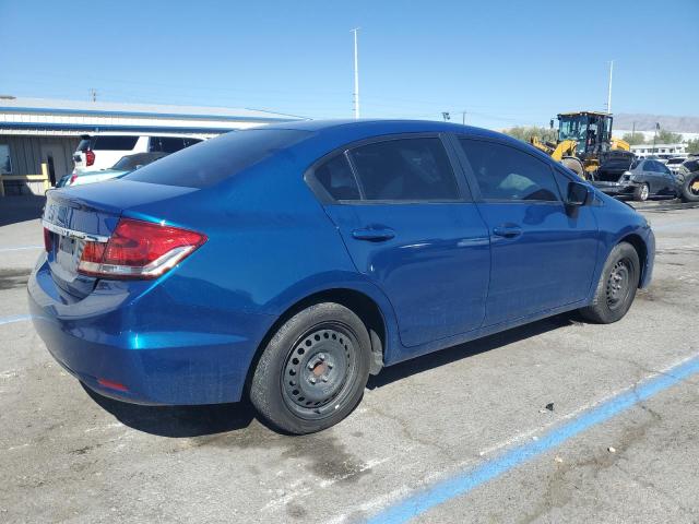 19XFB2F53EE066673 - 2014 HONDA CIVIC LX BLUE photo 3