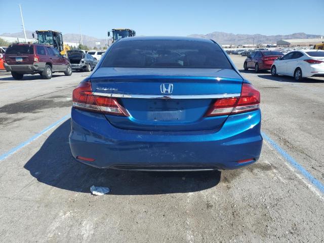 19XFB2F53EE066673 - 2014 HONDA CIVIC LX BLUE photo 6