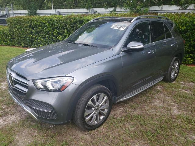 4JGFB5KB4MA513389 - 2021 MERCEDES-BENZ GLE 450 4MATIC GRAY photo 1