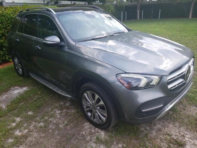 4JGFB5KB4MA513389 - 2021 MERCEDES-BENZ GLE 450 4MATIC GRAY photo 4