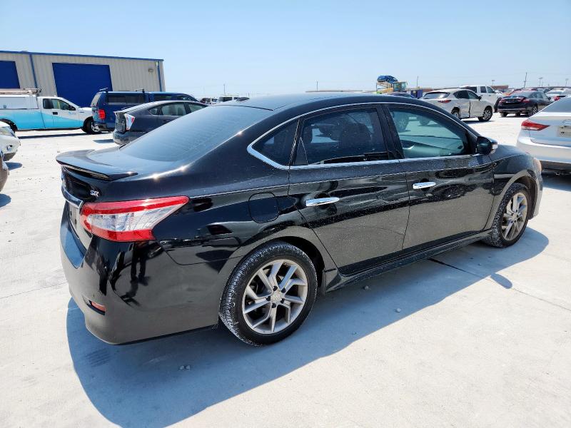 3N1AB7AP6FY218724 - 2015 NISSAN SENTRA S BLACK photo 3