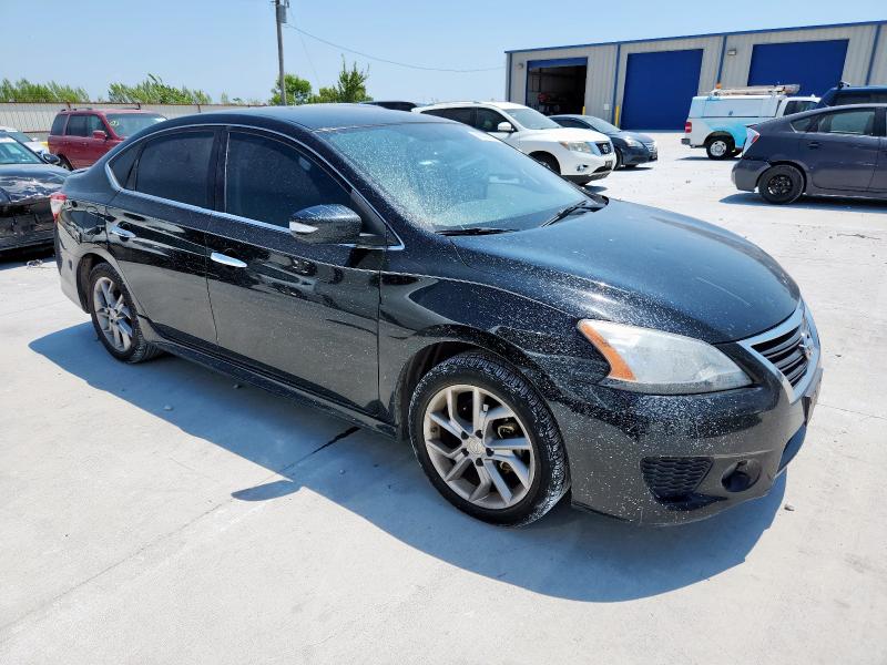 3N1AB7AP6FY218724 - 2015 NISSAN SENTRA S BLACK photo 4