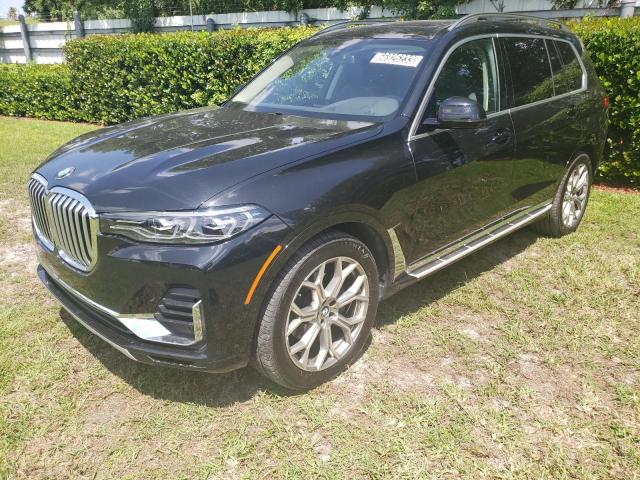 5UXCW2C01N9M03232 - 2022 BMW X7 XDRIVE40I BLACK photo 1