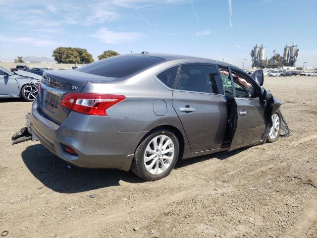 3N1AB7AP3KY246961 - 2019 NISSAN SENTRA S GRAY photo 3