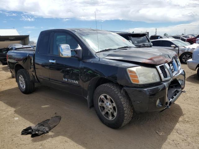 1N6AA06B95N525480 - 2005 NISSAN TITAN CREW XE BLACK photo 4