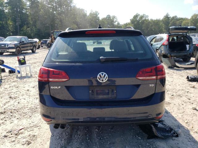 3VWCA7AU5FM516698 - 2015 VOLKSWAGEN GOLF SPORT TDI S BLUE photo 6