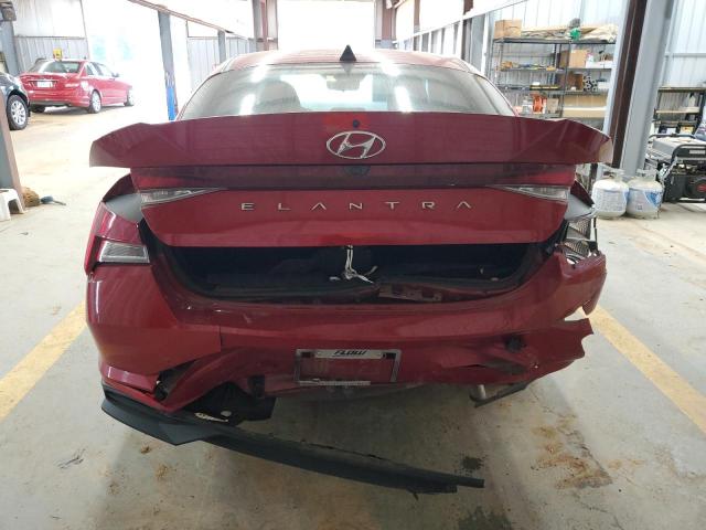 KMHLS4AG0PU441197 - 2023 HYUNDAI ELANTRA SEL RED photo 6