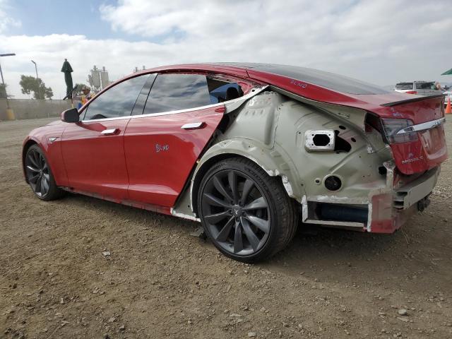 5YJSA1DP7DFP20910 - 2013 TESLA MODEL S Կարմիր լուսանկար 2