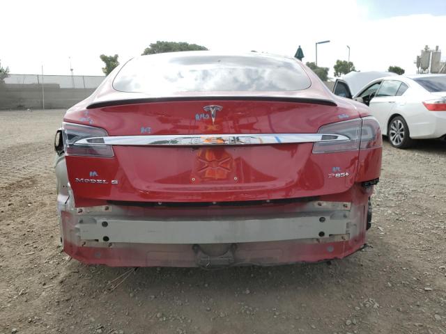 5YJSA1DP7DFP20910 - 2013 TESLA MODEL S Կարմիր լուսանկար 6