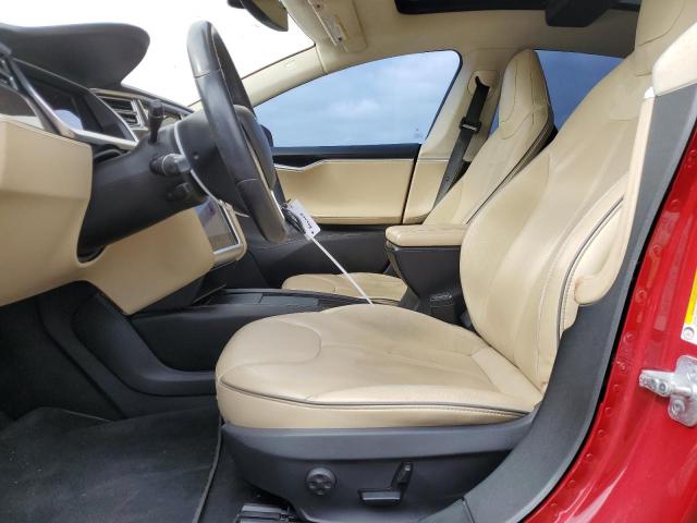 5YJSA1DP7DFP20910 - 2013 TESLA MODEL S Կարմիր լուսանկար 7