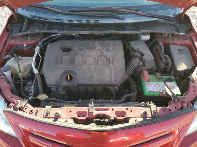 5YFBU4EE4CP062164 - 2012 TOYOTA COROLLA BASE წითელი ფოტო 11