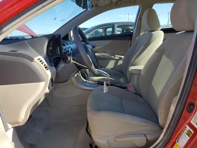 5YFBU4EE4CP062164 - 2012 TOYOTA COROLLA BASE წითელი ფოტო 7