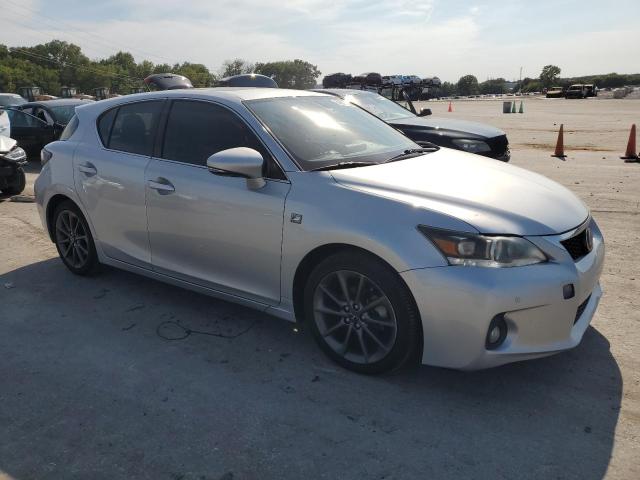 JTHKD5BHXD2128204 - 2013 LEXUS CT 200 SILVER photo 4