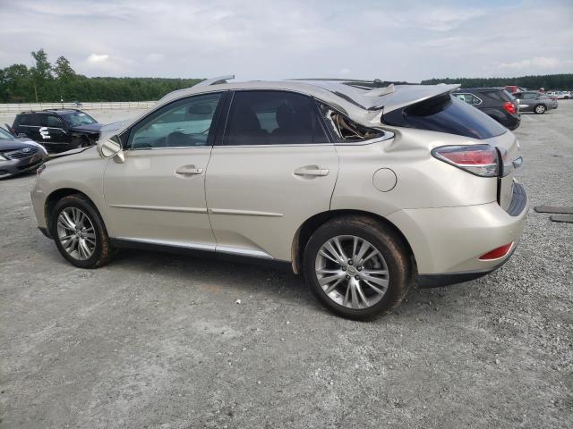 2T2BK1BA5DC170621 - 2013 LEXUS RX 350 BASE GOLD photo 2