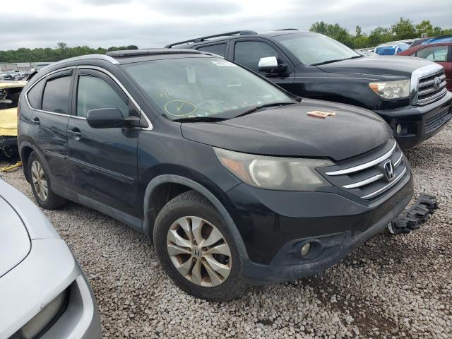 5J6RM3H76CL001925 - 2012 HONDA CR-V EXL BLACK photo 4