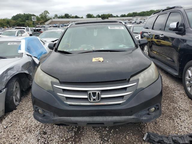 5J6RM3H76CL001925 - 2012 HONDA CR-V EXL BLACK photo 5