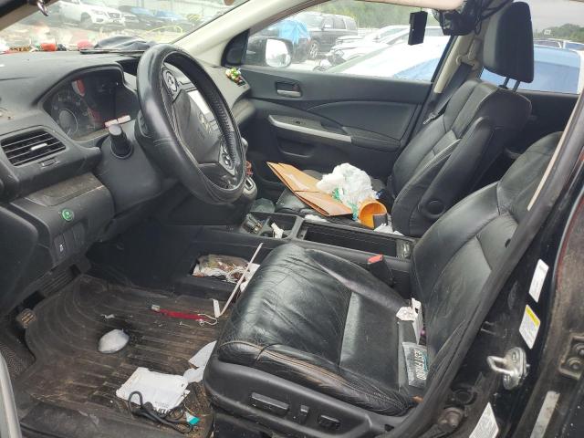 5J6RM3H76CL001925 - 2012 HONDA CR-V EXL BLACK photo 7