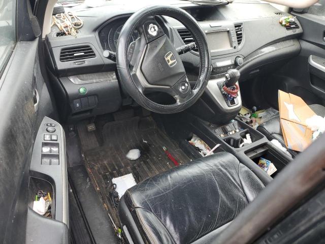 5J6RM3H76CL001925 - 2012 HONDA CR-V EXL BLACK photo 8