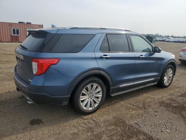 1FMSK7FH8LGA43808 - 2020 FORD EXPLORER LIMITED Mavi foto 3